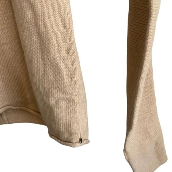 MaxMara SportMax Beige Cashmere Wool Centro Hooded Sweater Small - Picture 8 of 9